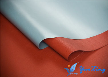 Красная силиконовая резина покрыла ткань стеклоткани для одеял занавеса и огня дыма