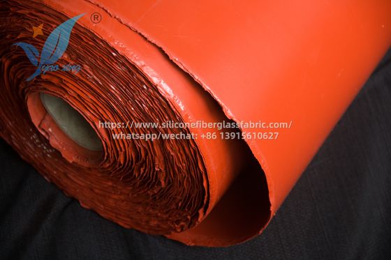 2.5mm Twill Weave Силиконовая ткань 50м Длина Термостойкая Тяжелая нагрузка для высокотемпературных условий