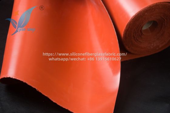 Ткань из стекловолокна, покрытая силиконовым покрытием при высокой температуре от -40°C до 200°C